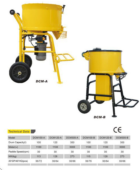Sabitleme Yapısı Mini Beton Mikseri Makinesi Sessiz Çalışma 3