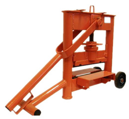 120mm Bahçe Tezgahları Yarı Otomatik Tuğla Kesme Makinesi 0