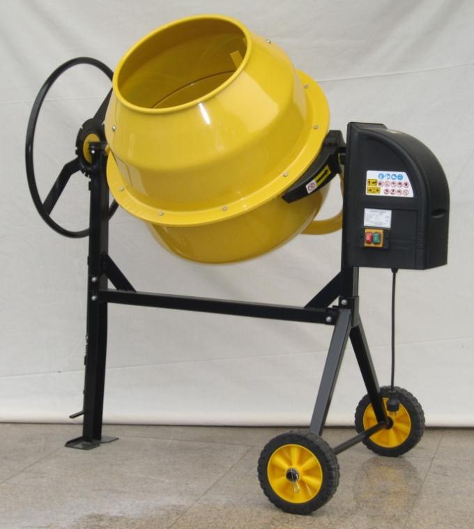 Sarı Renk Bina Beton Mikseri ISO9001 Mini Beton Mikseri 1