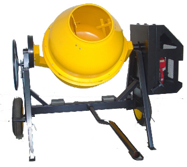 Mini Pompa ile Gaz Otomatik Beton Mikseri Makinesi 500l Beton Mikseri 0