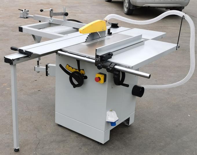 240V Elektrikli Masa Testere 250mm Otomatik Yağlama Hassas Kayar Masa Testere 0