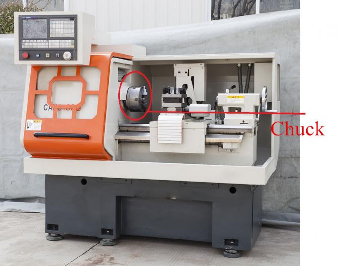 Konik Yüzey Metal Cnc Torna 340mm Programlanabilir Metal Torna 1