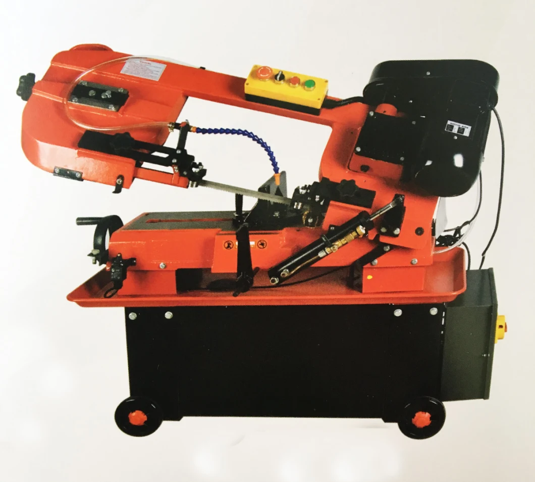 Yatay Melal İşleme Elektrikli Metal Kesme Bandsaw 220v 0