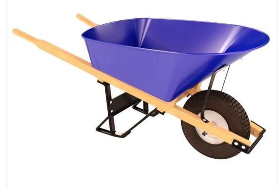 540mm Bahçe Sepeti Aletleri 150kg 6 Cu Ft Çelik Çerçeveli El Arabası