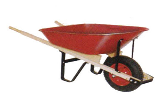 540mm Bahçe Sepeti Aletleri 150kg 6 Cu Ft Çelik Çerçeveli El Arabası