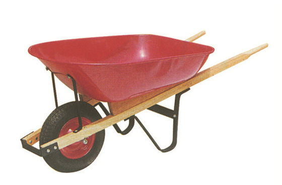 540mm Bahçe Sepeti Aletleri 150kg 6 Cu Ft Çelik Çerçeveli El Arabası