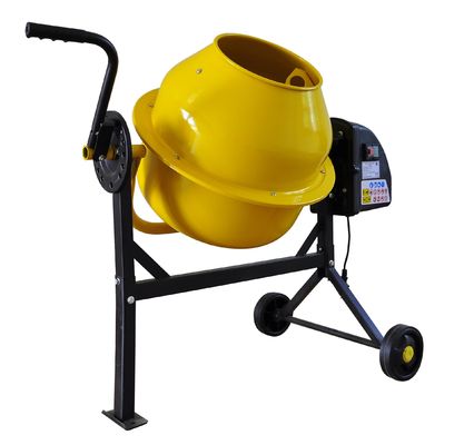 DIY Elektrikli Beton Mikseri Makinesi 140L Taşınabilir Beton Mikseri