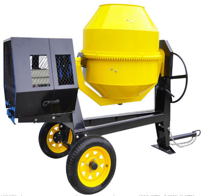 Orta Ölçekli Elektrikli Beton Mikseri Makinesi 6.5HP Sarı Yarı Kuru