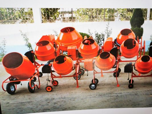 Mini Pompa ile Gaz Otomatik Beton Mikseri Makinesi 500l Beton Mikseri