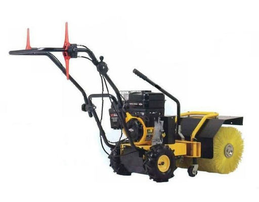 6.5HP Kar Gücü Fırçalı Süpürme Aracı Geri Tepme Marşının Arkasında Yürüme Yüksek Esneklik