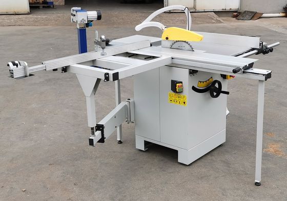 240V Elektrikli Masa Testere 250mm Otomatik Yağlama Hassas Kayar Masa Testere