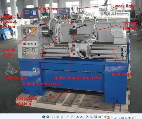 Mekanik Hassas Tezgah Üstü Metal Torna 1000mm Yeni Durum