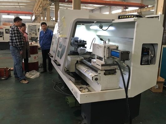Konik Yüzey Metal Cnc Torna 340mm Programlanabilir Metal Torna