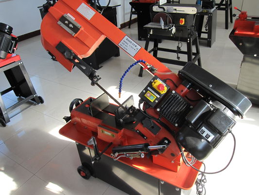 Yatay Melal İşleme Elektrikli Metal Kesme Bandsaw 220v